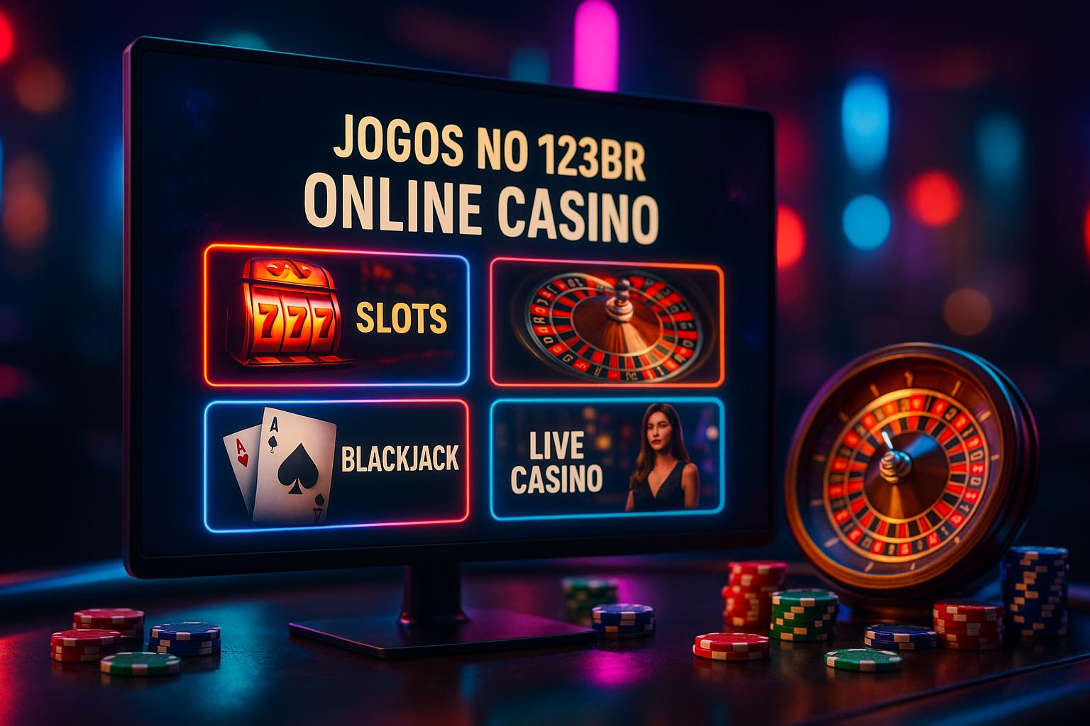 Jogos de cassino online inovadores e emocionantes na 123BR