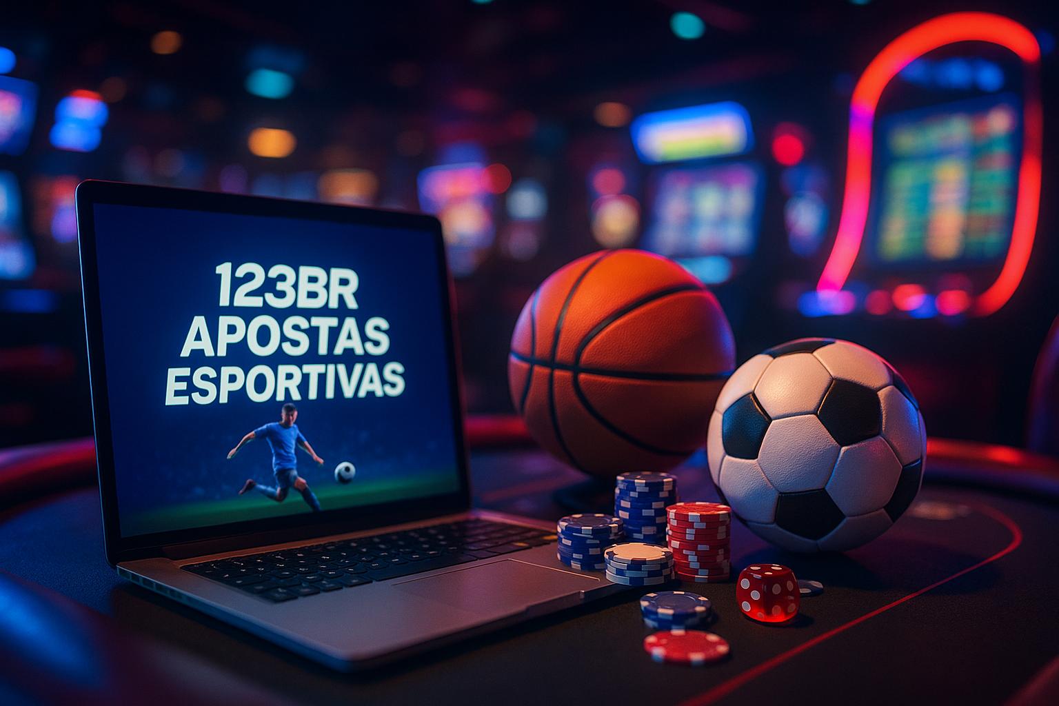 Apostas esportivas no cassino online 123BR